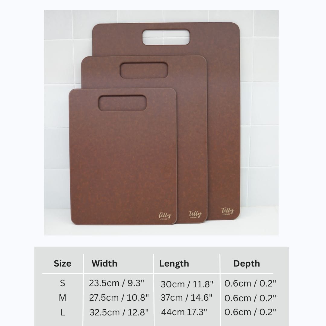 GrainBond Chopping Board Set - Sustainable & Microplastic-Free