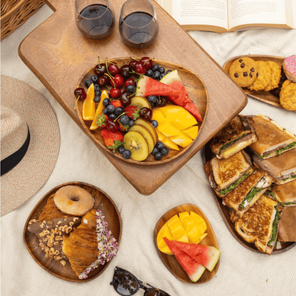 Acacia Wood Serving Plates